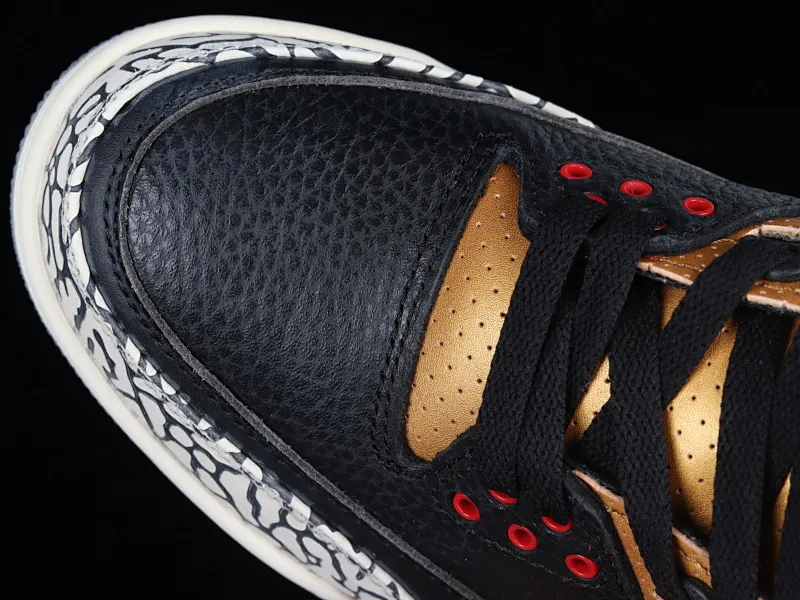 All categories Air Jordan Jordan series basketball shoes Air Jordan 3 Air Jordan 3 Retro "Black Gold" AJ3 Joe 3 black gold cement CK9246-067